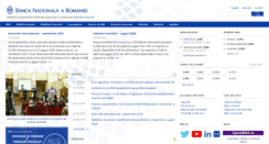 Desktop Screenshot of bnr.ro